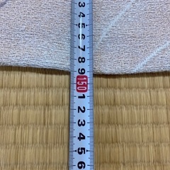 使用感あり洗濯すみカーテン2枚組の画像