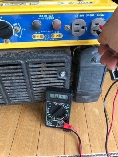 ポータブル発電機　動作確認済み。