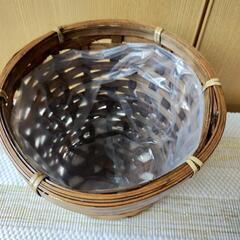 鉢植え、アレンジフラワーなどの飾りカゴの画像