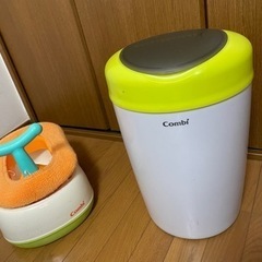 おまる　おむつゴミ箱　コンビの画像