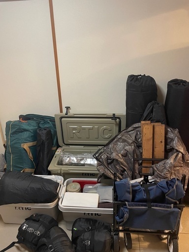 キャンプ用品一式