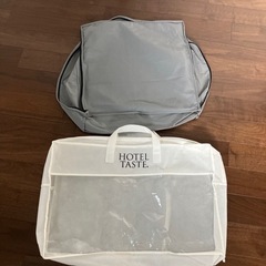 布団袋、収納袋、巾着大2枚の画像