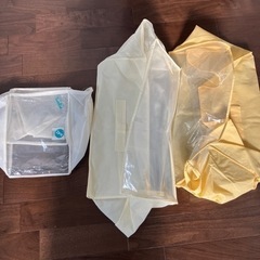 布団袋、収納袋、巾着大2枚の画像