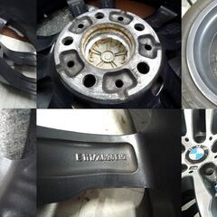 BMW 純正 アルミ 611M 20インチ 前 10J IS40 後 11.5J IS38 タイヤ付き 中古 X6 苫小牧西店の画像