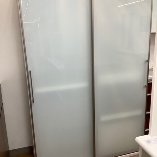 レンジボード　ガラススライド2枚扉