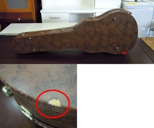 Gibson Custom レスポール用 純正ハードケース ギターケース ブラウン
