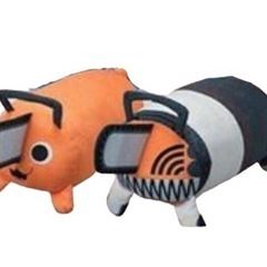 ☆しまむら チェンソーマン ダイカットごろ寝クッション☆①