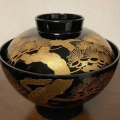 お正月用　雑煮碗　会津塗（新品ではありません）の画像