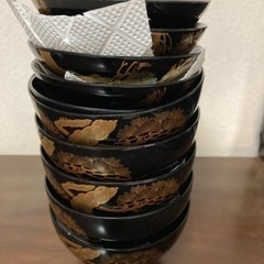 お正月用　雑煮碗　会津塗（新品ではありません）