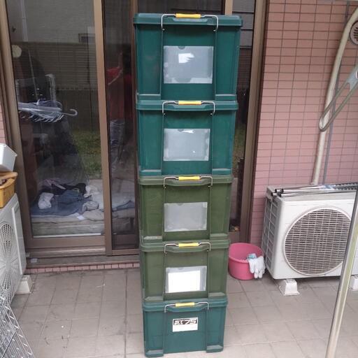 コンテナ BOX 75リットル 5個