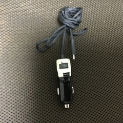 函館発　車用スマホ電源ケーブル　typeC  スマホホルダー