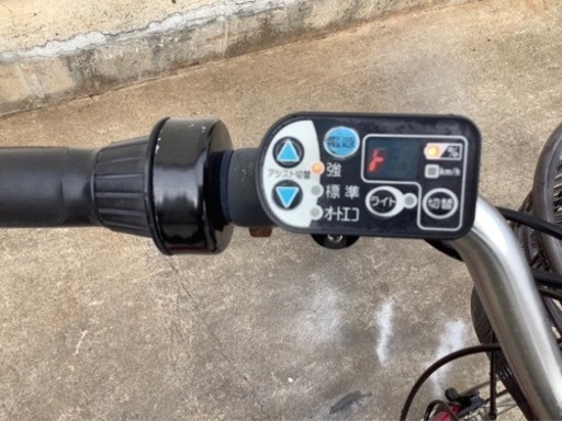93 ブリヂストン新機種電動アシスト自転車assista26インチピンクアルミボディー