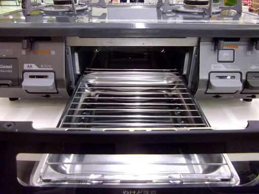 現状品 リンナイ 都市ガス用 ガステーブル RT64JHS 2017年製 ガス台 右強火 Rinnai ガスコンロ 札幌市 厚別区