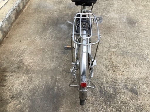 95  パナソニック新機種電動アシスト自転車viviNX26インチシルバーボディー