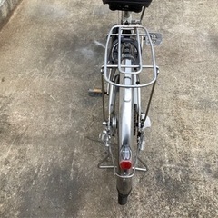 95 パナソニック新機種電動アシスト自転車viviNX26インチシルバーボディー