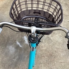 96 パナソニック新機種電動アシスト自転車viviDX26インチブルーボディー