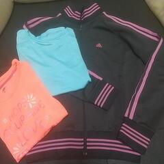 スポーツウエア女児3点★ジュニア用★中古品