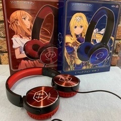 【再値下げ⤵️ 10月1日までの掲載です】ソードアート・オンライン アリシゼーション ヘッドフォン 青色の画像
