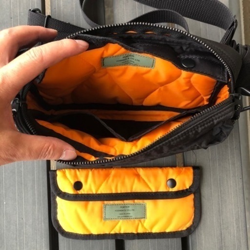 【値下げ】PORTER ショルダー&ウエストバッグ　黒