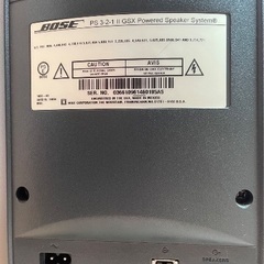 【お値下げしました】BOSE ホームシアター　321 II GSX スピーカーの画像
