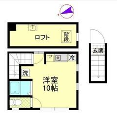 💙💙《1R》熊谷市🐻熊谷駅から徒歩6分！ペット可能😺ロフト付き！...