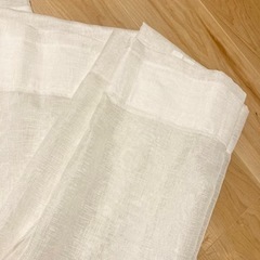 お話中　IKEA レースカーテン　4枚組セットの画像