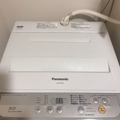 確定しました★美品★パナソニック製5.0kg洗濯機NA-F50B10の画像
