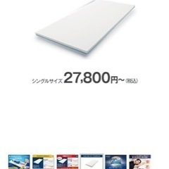トゥルースリーパー　シングルサイズ　低反発マットレス　三折り可の画像