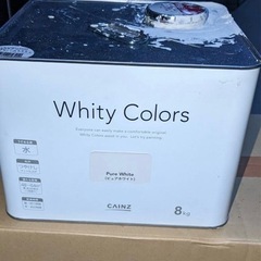 【受け渡し決まってます】ホワイティーカラー ピュアホワイト 塗料...