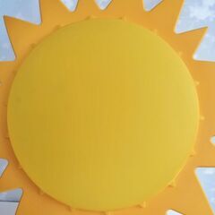 【IKEA】太陽の形をした照明器具SMILA SOL廃番　美品　希少の画像
