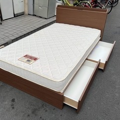 ♻️?大阪市内配達設置無料 ♻️セミダブルベッドマットレスセット♻️