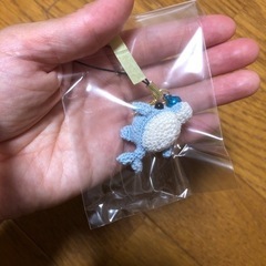 あみぐるみキーホルダーイルカの画像