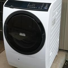 HITACHI 日立「BD-SG100EL(W)」ドラム式洗濯乾燥機 2019年 左開き 洗濯容量10㎏ 乾燥容量6㎏ 中古 