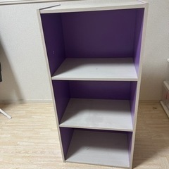 NITORIカラーボックス　紫色／パープル
