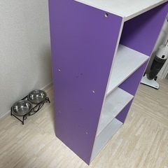 NITORIカラーボックス　紫色／パープルの画像