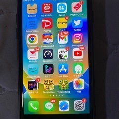  iPhoneSE2 SIMフリー　64GB 画面外割れ モバイ...