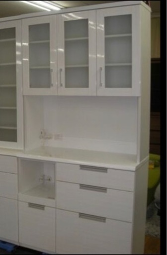 R226 NITORI キッチンボード 食器棚、DAHLIA、幅100cm 美品