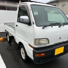 U42T ミニキャブトラック　後期　4WD 5MT 　ホワイト チッピングの画像