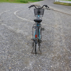 C829☆限定特価☆ 中古自転車 【26インチ グリーン ママチャリ 6段 LED