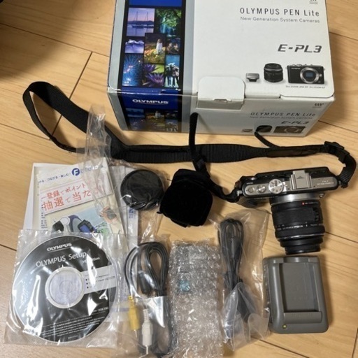 受け渡し者決定しました！　バッテリー充電ケーブル無　OLYMPAS 一眼レフミラーレス