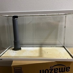 60cm水槽 自作オーバーフロー