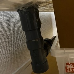 60cm水槽 自作オーバーフローの画像