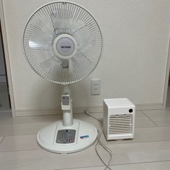 扇風機とミニ冷風扇