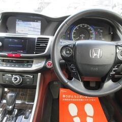ホンダ　アコードハイブリッド【自社ローン対応可】純正ナビ・Ｂカメラ・黒革シート・シートメモリー・ＥＴＣ・ＬＥＤヘッドの画像