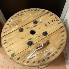 ケーブルドラムになります^ - ^DIY^ - ^テーブル╰(*´︶`*)╯♡棚(*´∇｀*)インテリア良さそうですの画像