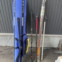 早い者勝ち価格終了　釣竿・ケースセット