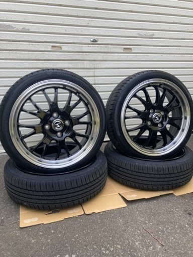 期日限定値下！ほぼ新品　軽自動車　BADX エスホールドS8 165/45-16 タイヤアルミセット