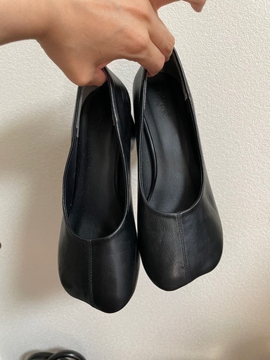 黒　丸み　パンプス　22.5cmくらい