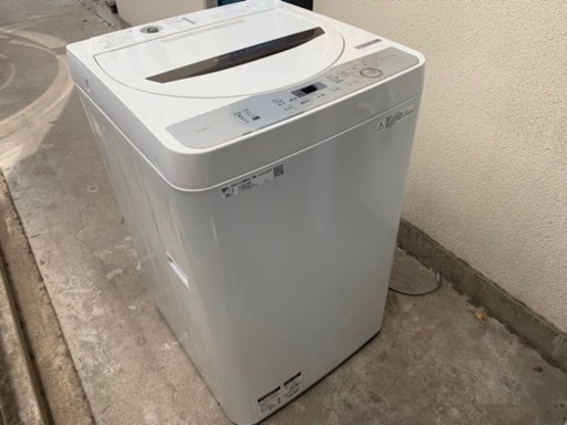 美品！シャープ2019年製洗濯機4.5kg(引取りいただける方)