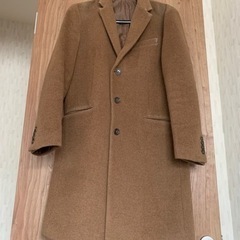 【無料配送可】¥100 GUキャメルチェスターコート　メンズS